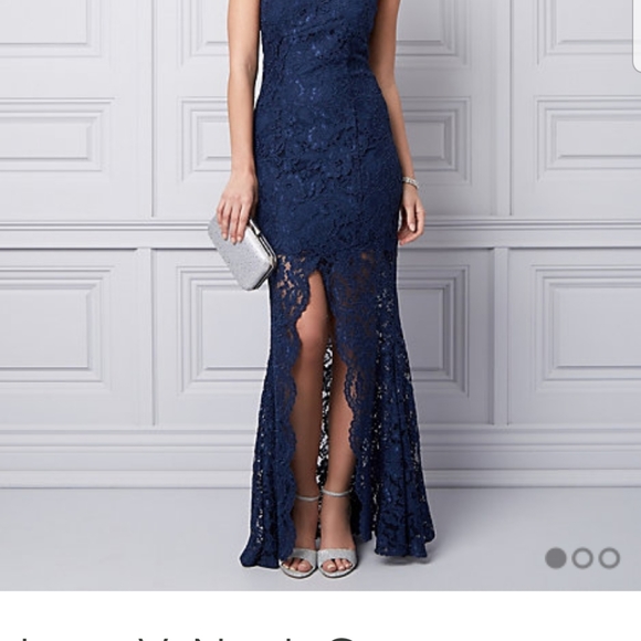 le chateau Dresses & Skirts - Le Chateau Lace V Neck Gown